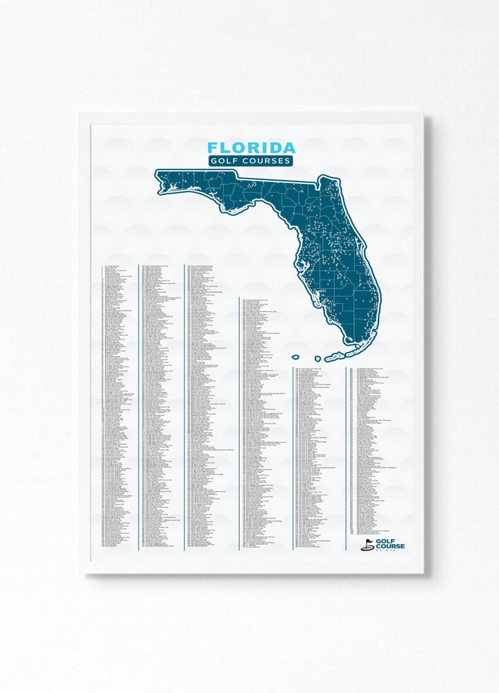 Map of Florida Golf Courses