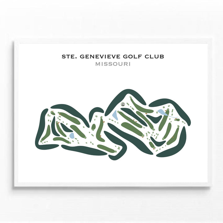Ste Genevieve Golf Club, Missouri - Printed Golf Courses