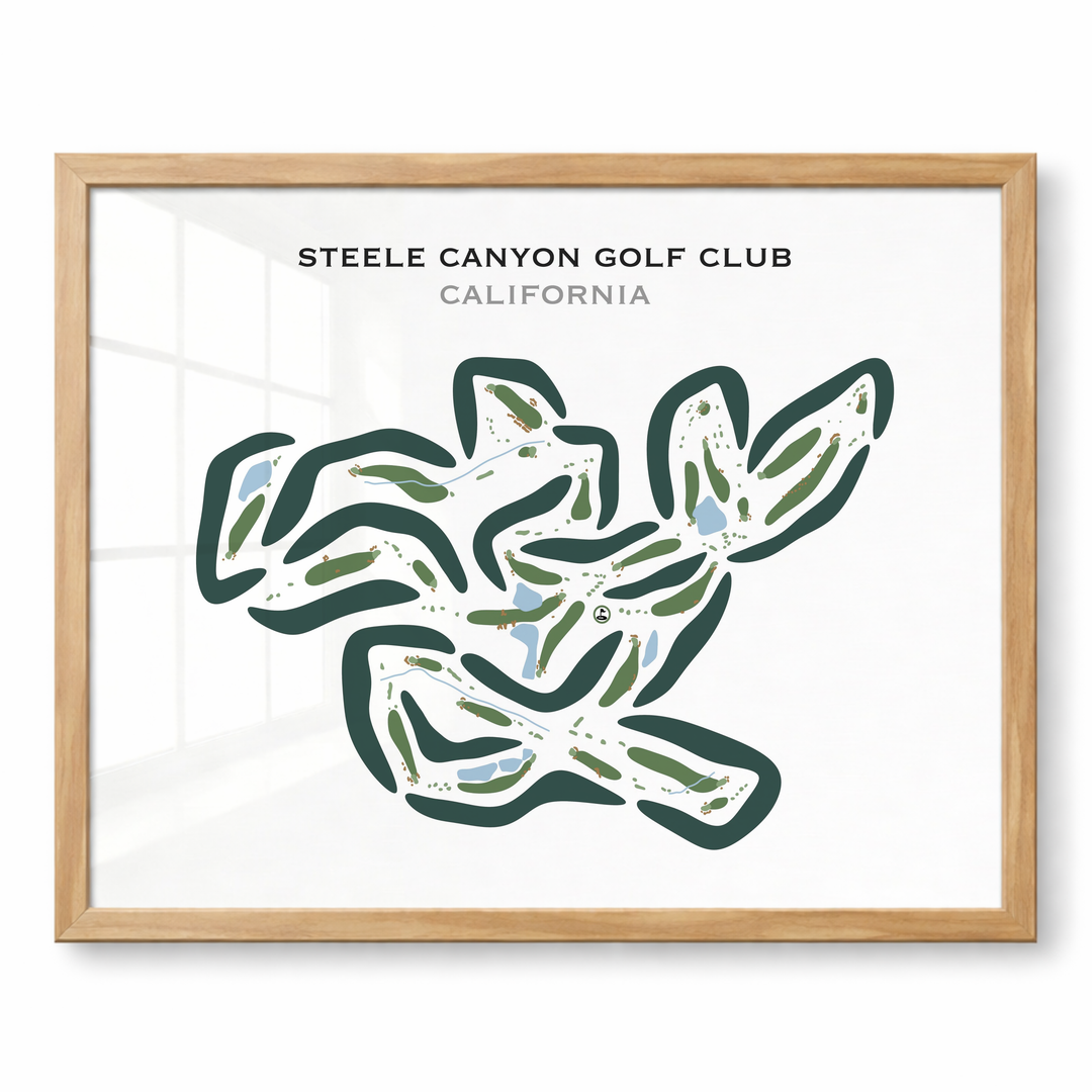Steele Canyon Golf Club, California - Printed Golf Courses