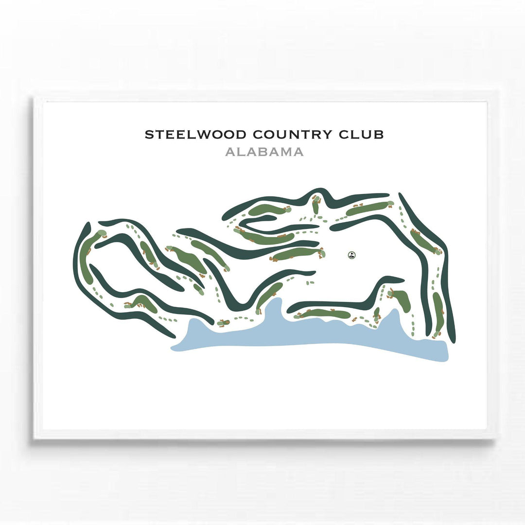 Steelwood Country Club, Alabama - Printed Golf Courses - Golf Course Prints