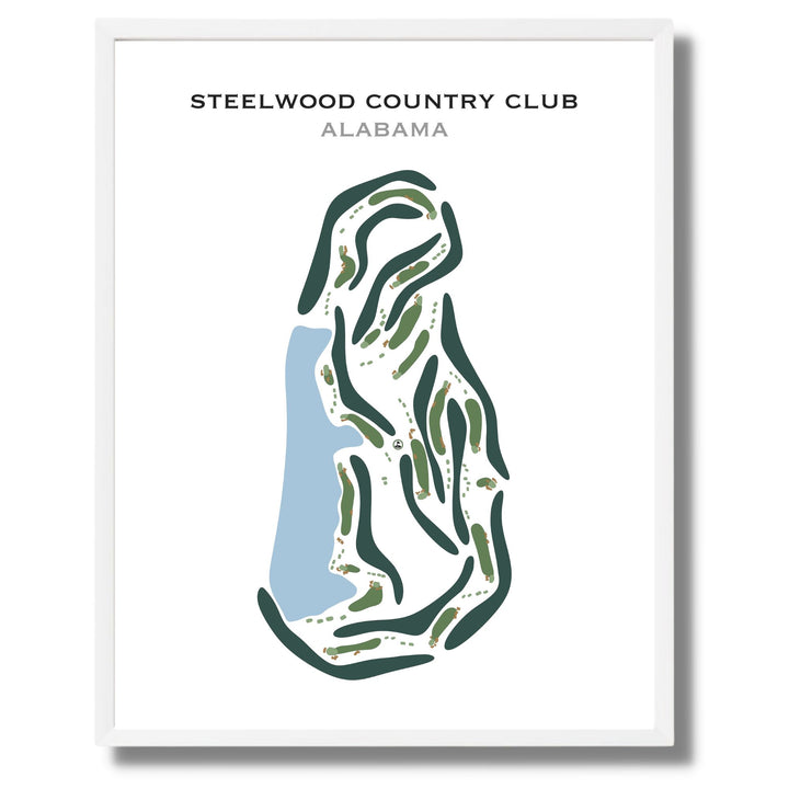 Steelwood Country Club, Alabama - Printed Golf Course