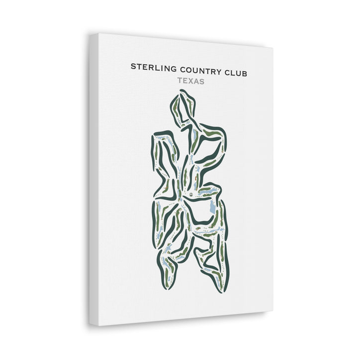 Sterling Country Club, Texas - Printed Golf Courses