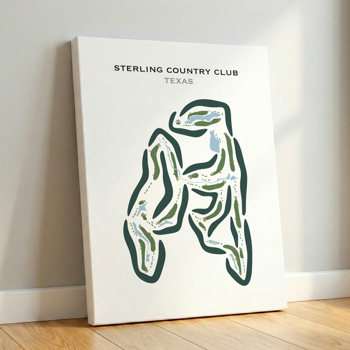 Sterling Country Club, Texas - Printed Golf Courses