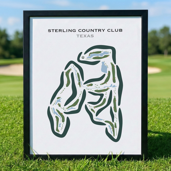 Sterling Country Club, Texas - Printed Golf Courses