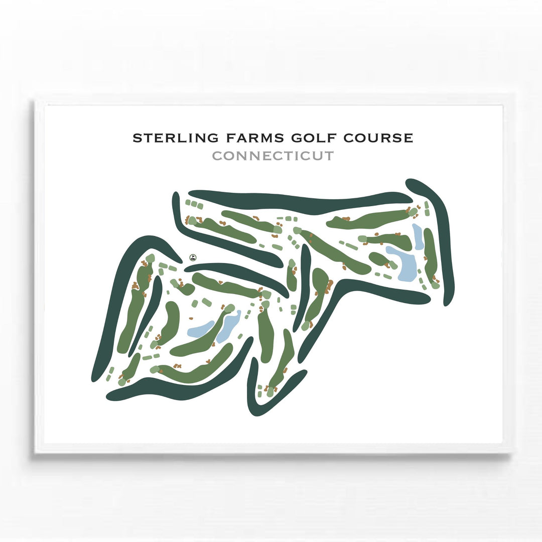 Sterling Farms Golf Course, Connecticut - Printed Golf Course