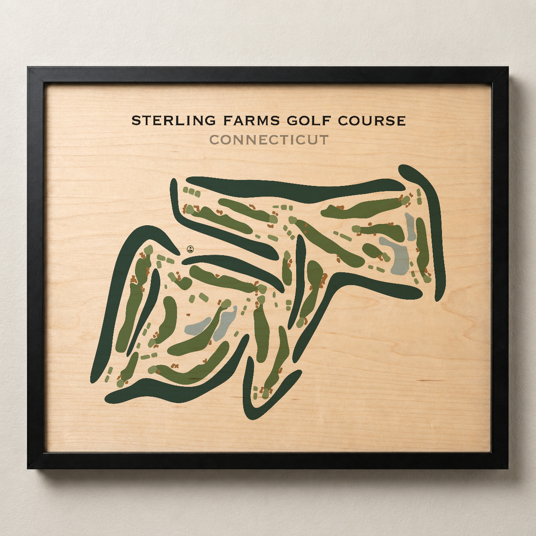 Sterling Farms Golf Course, Connecticut - Printed Golf Course