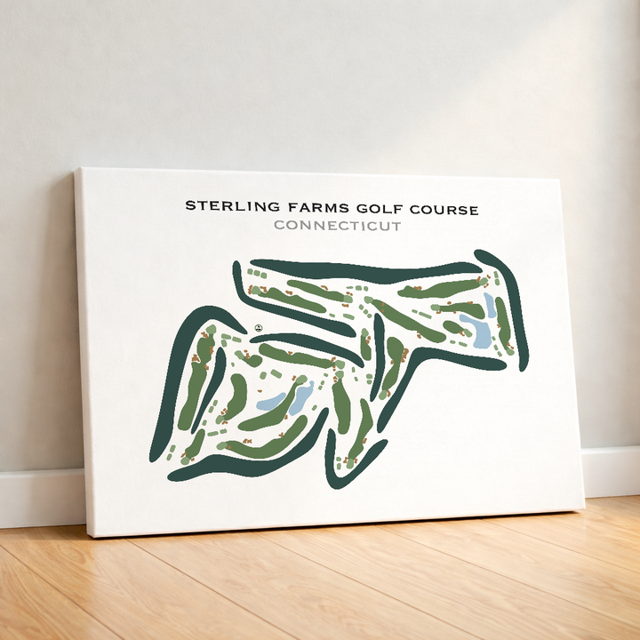 Sterling Farms Golf Course, Connecticut - Printed Golf Course