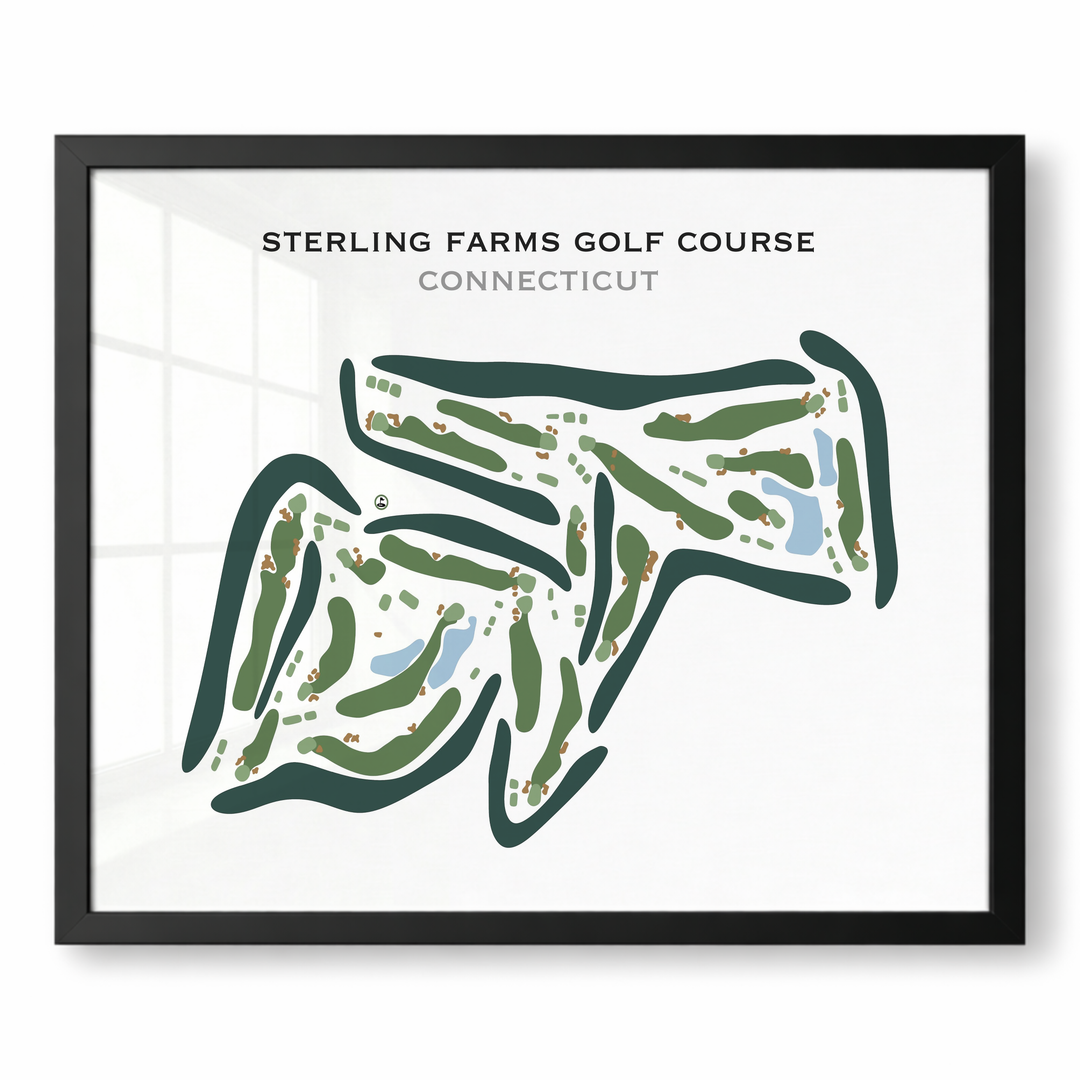 Sterling Farms Golf Course, Connecticut - Printed Golf Course