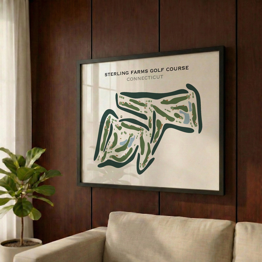 Sterling Farms Golf Course, Connecticut - Printed Golf Course