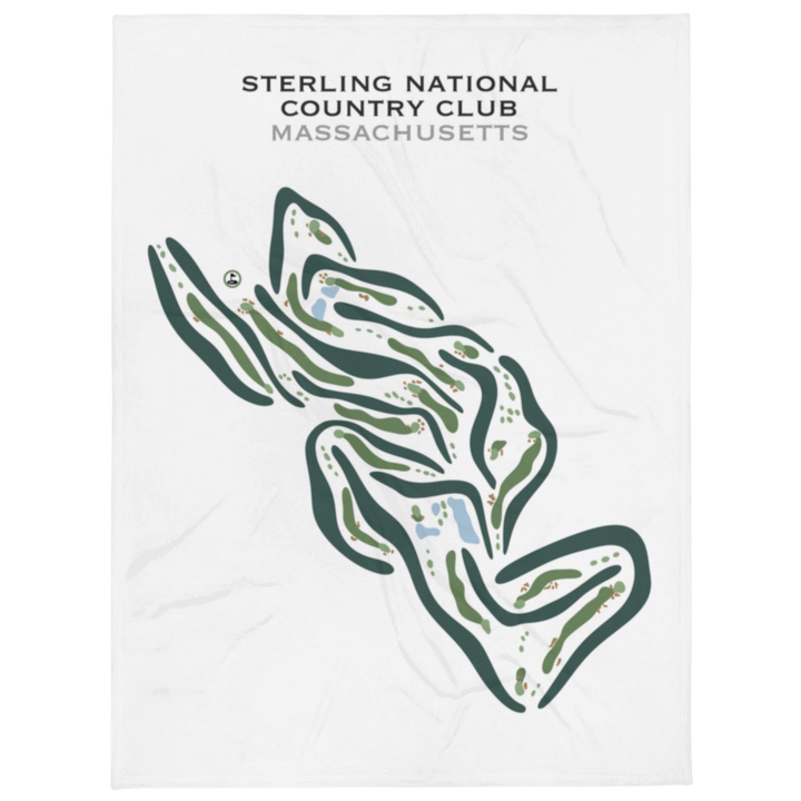 Sterling National Country Club, Massachusetts - Printed Golf Courses