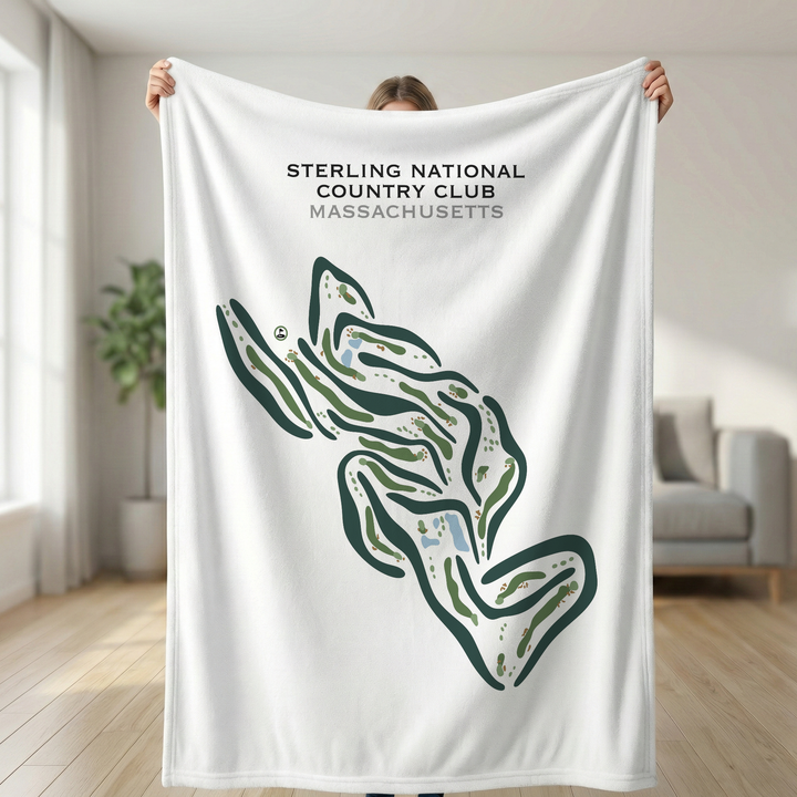 Sterling National Country Club, Massachusetts - Printed Golf Courses