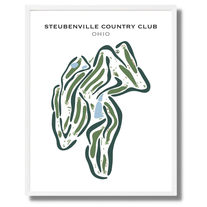 Steubenville Country Club, Ohio - Printed Golf Courses