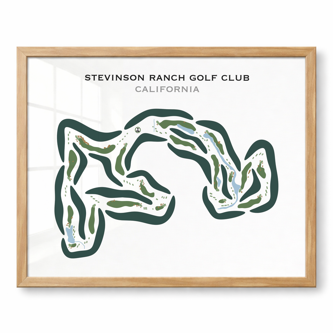 Stevinson Ranch Golf Club, California - Printed Golf Courses