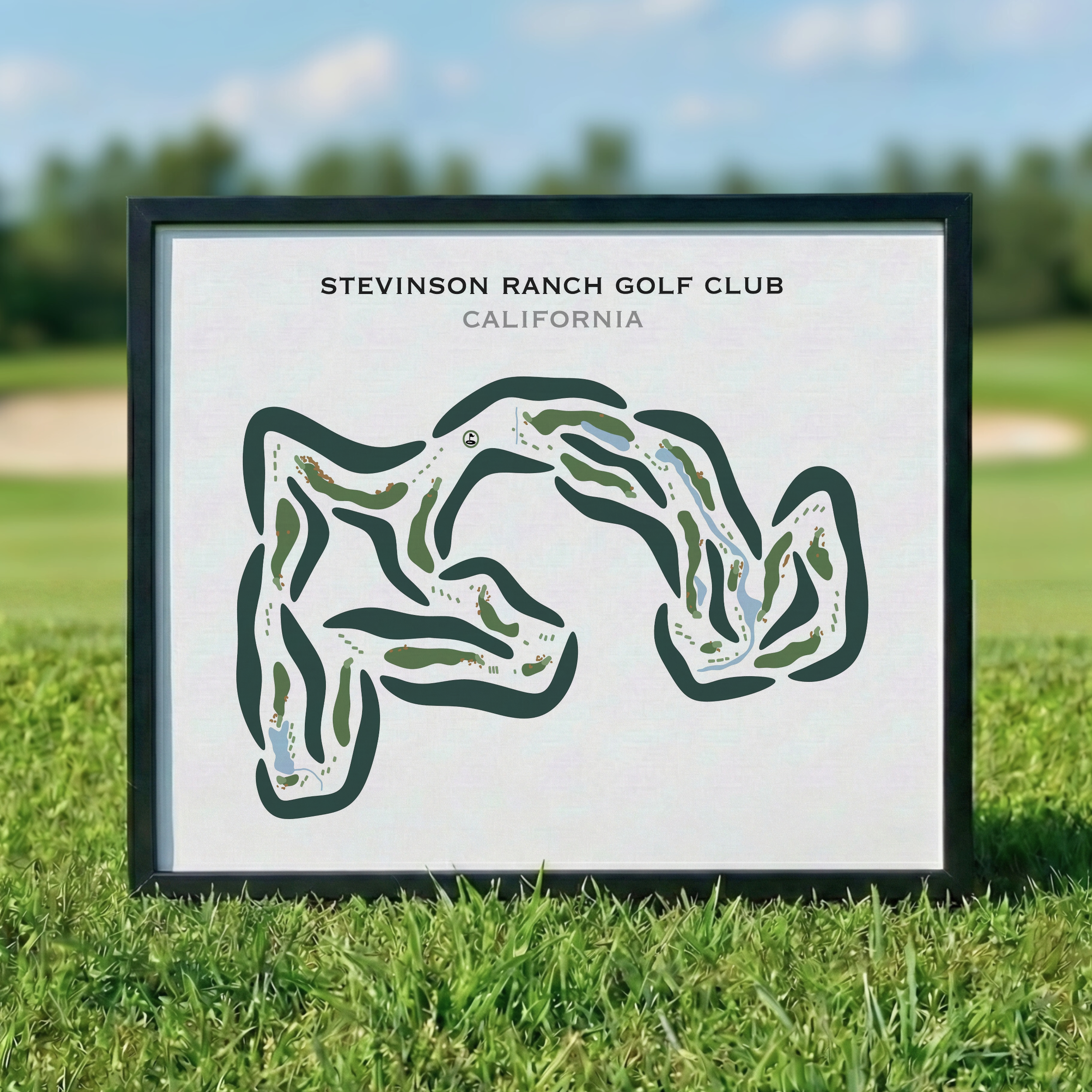 Buy the best printed golf course Stevinson Ranch Golf Club, California