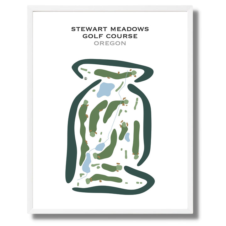 Stewart Meadows Golf Course, Oregon - Printed Golf Courses