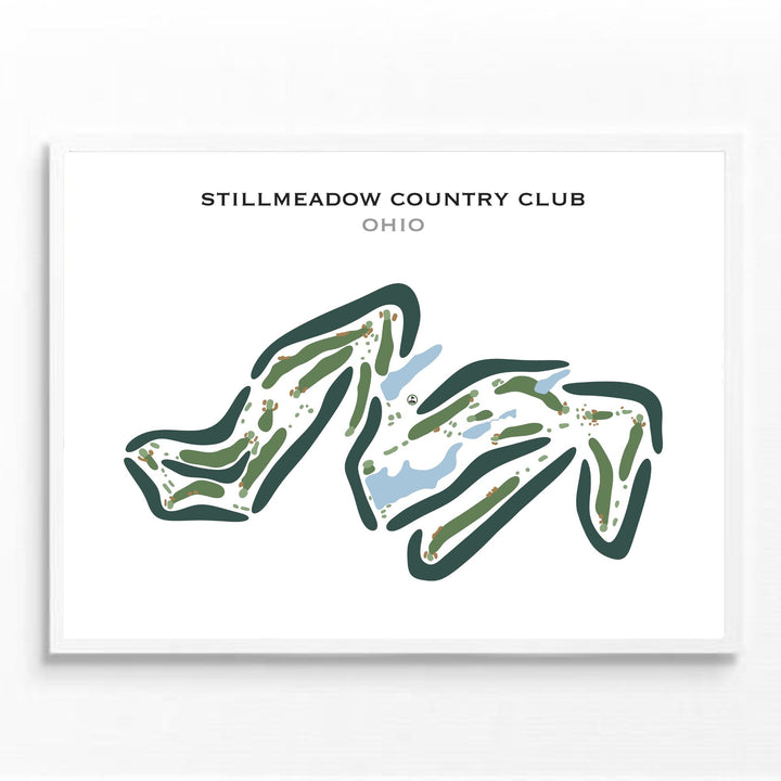 Stillmeadow Country Club, Ohio - Printed Golf Courses