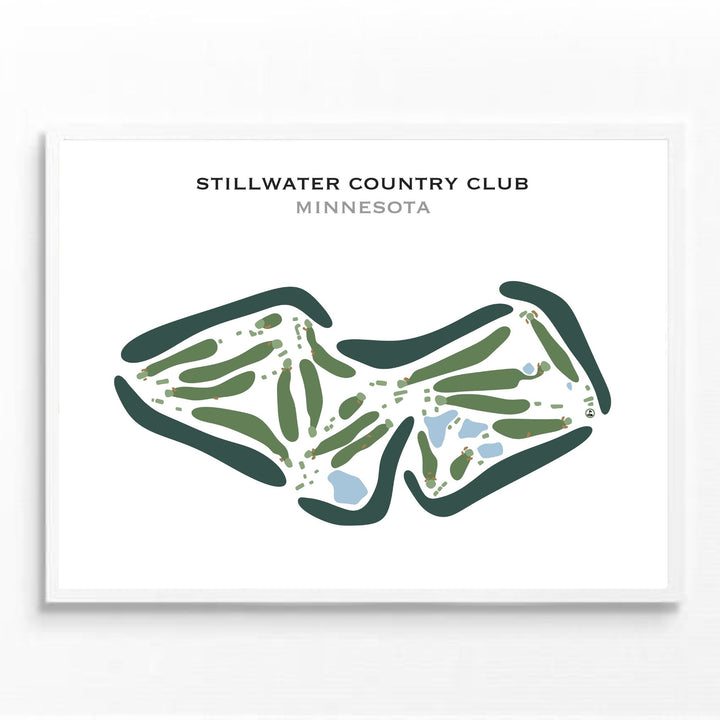 Stillwater Country Club, Minnesota - Printed Golf Courses