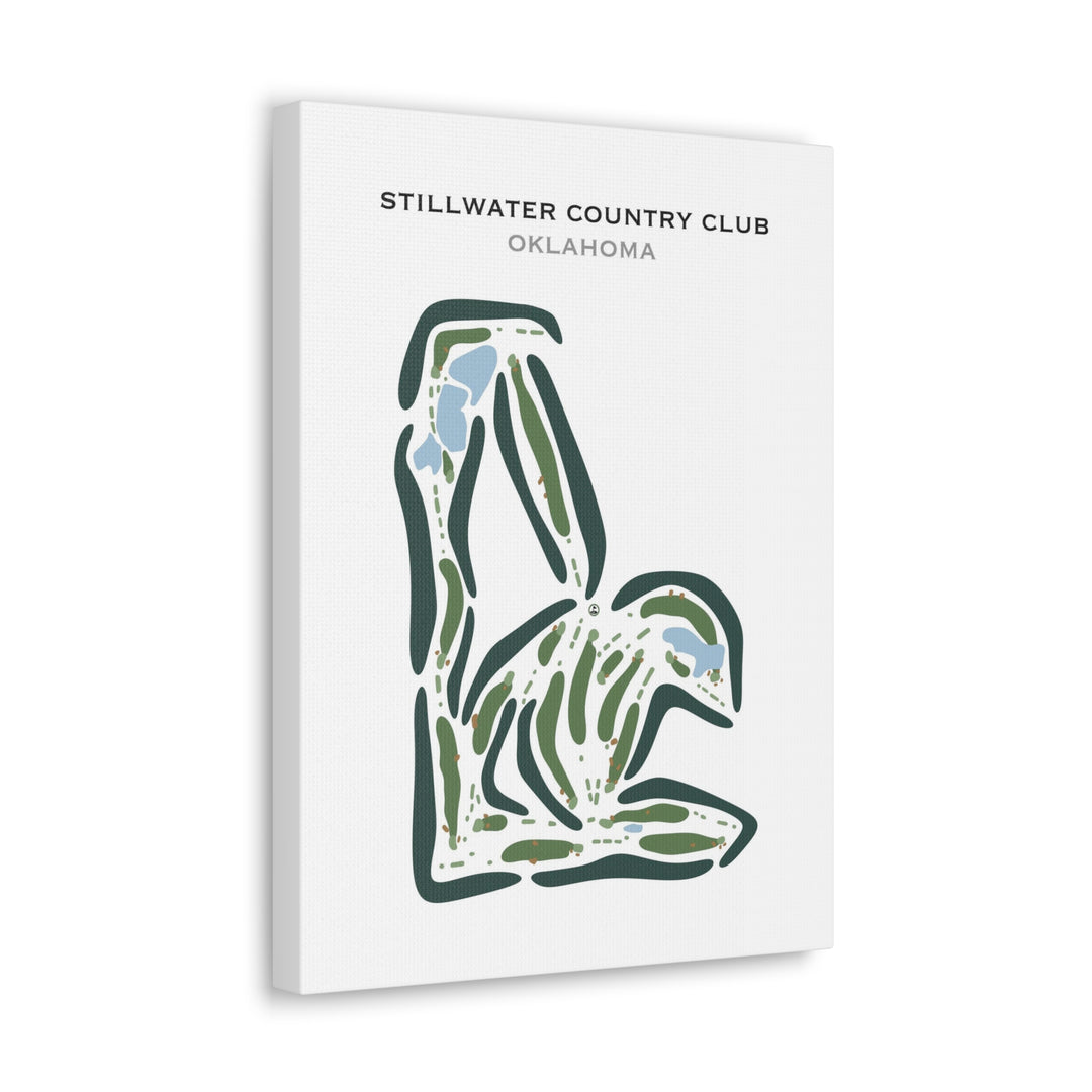 Stillwater Country Club, Oklahoma - Printed Golf Courses