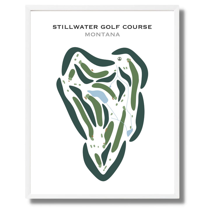 Stillwater Golf Course, Montana - Printed Golf Courses