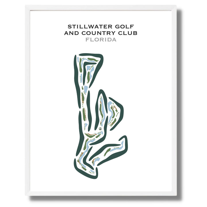 Stillwater Golf and Country Club, Florida - Printed Golf Courses