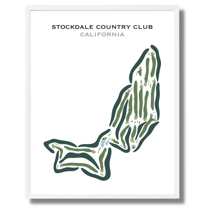 Stockdale Country Club, California - Printed Golf Courses