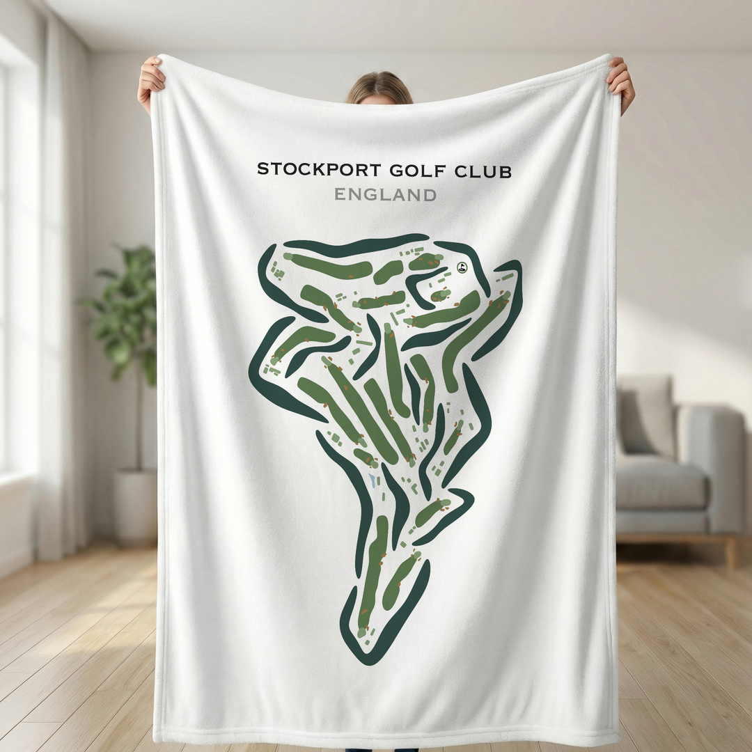 Stockport Golf Club, England - Printed Golf Courses
