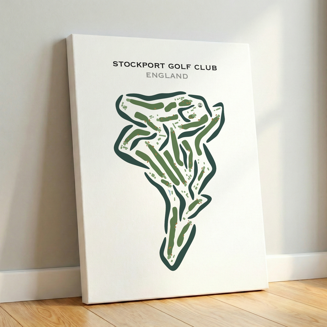 Stockport Golf Club, England - Printed Golf Courses