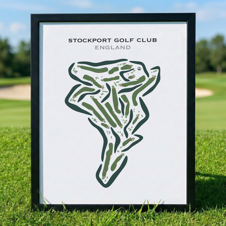 Stockport Golf Club, England - Printed Golf Courses