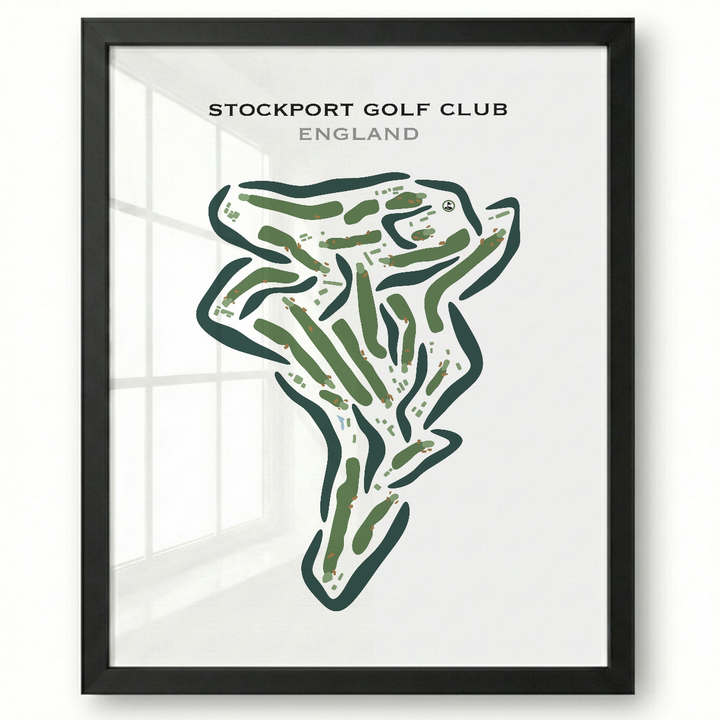 Stockport Golf Club, England - Printed Golf Courses
