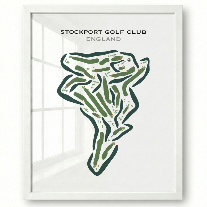 Stockport Golf Club, England - Printed Golf Courses