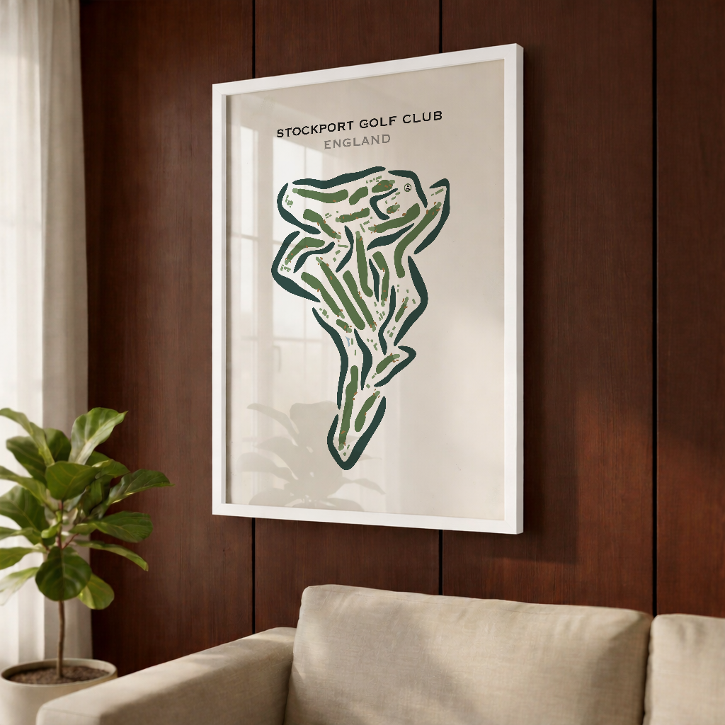 Stockport Golf Club, England - Printed Golf Courses