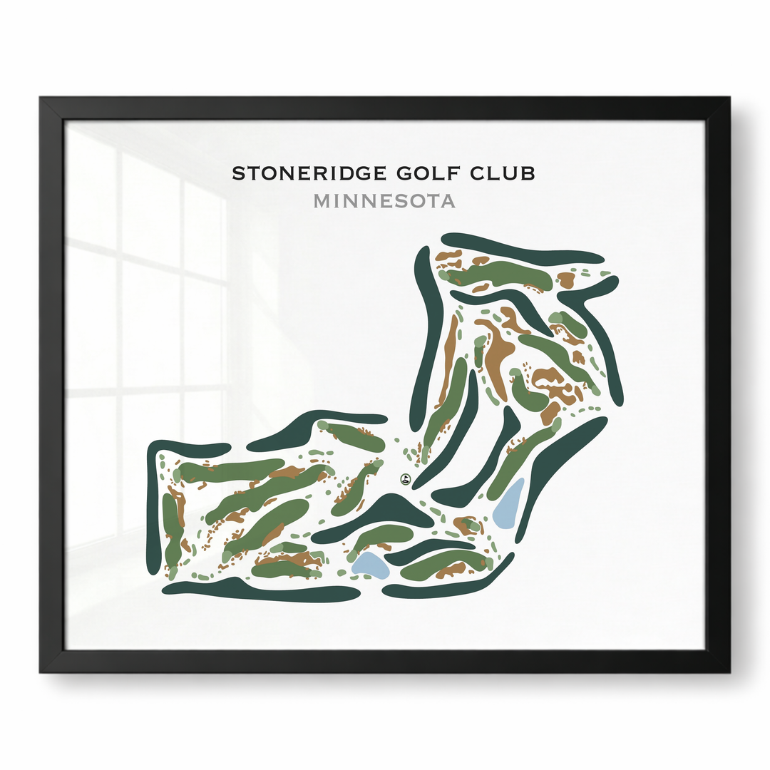 StoneRidge Golf Club, Minnesota - Printed Golf Course