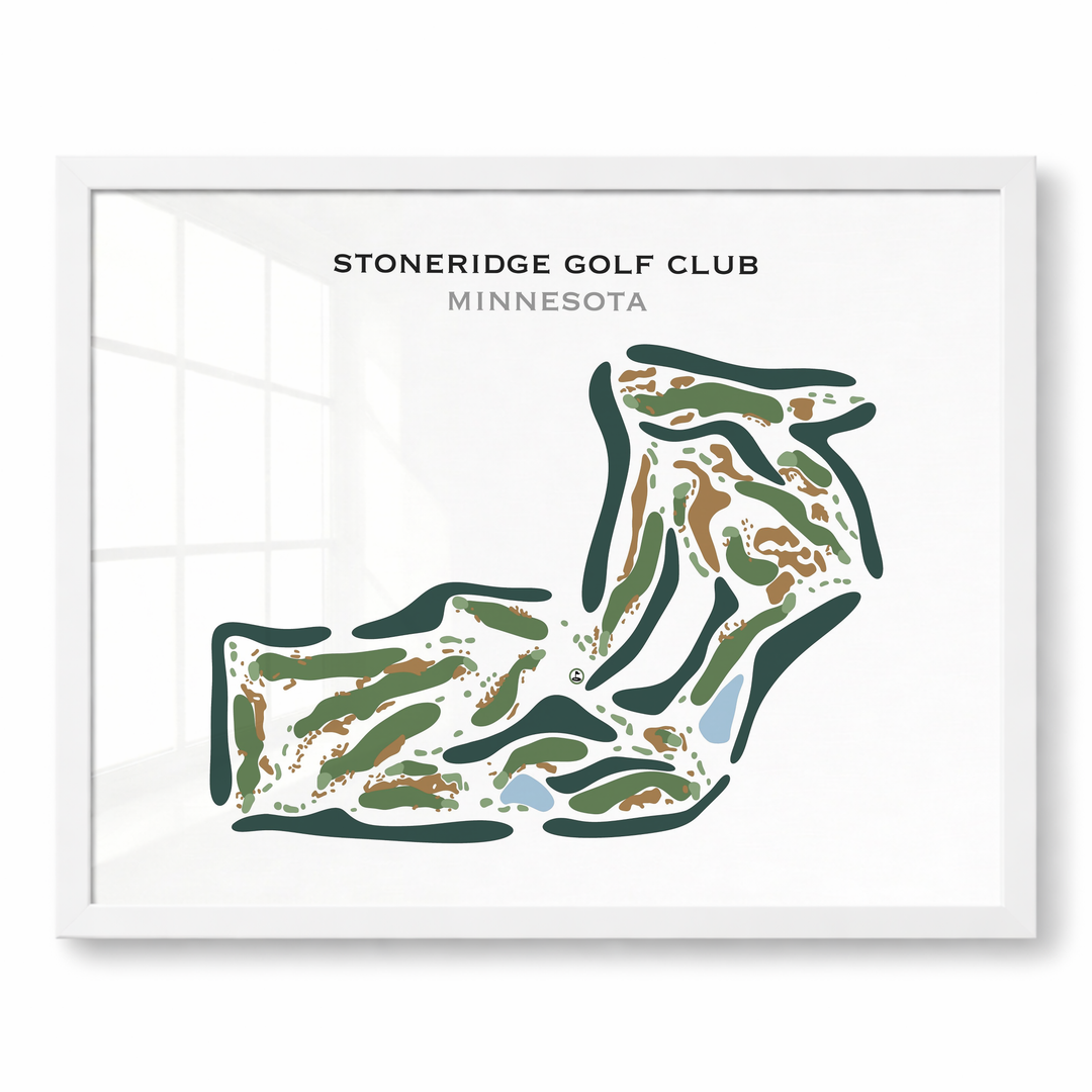 StoneRidge Golf Club, Minnesota - Printed Golf Course