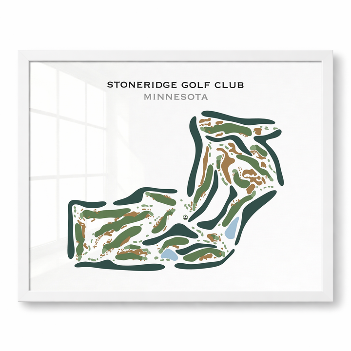 StoneRidge Golf Club, Minnesota - Printed Golf Course