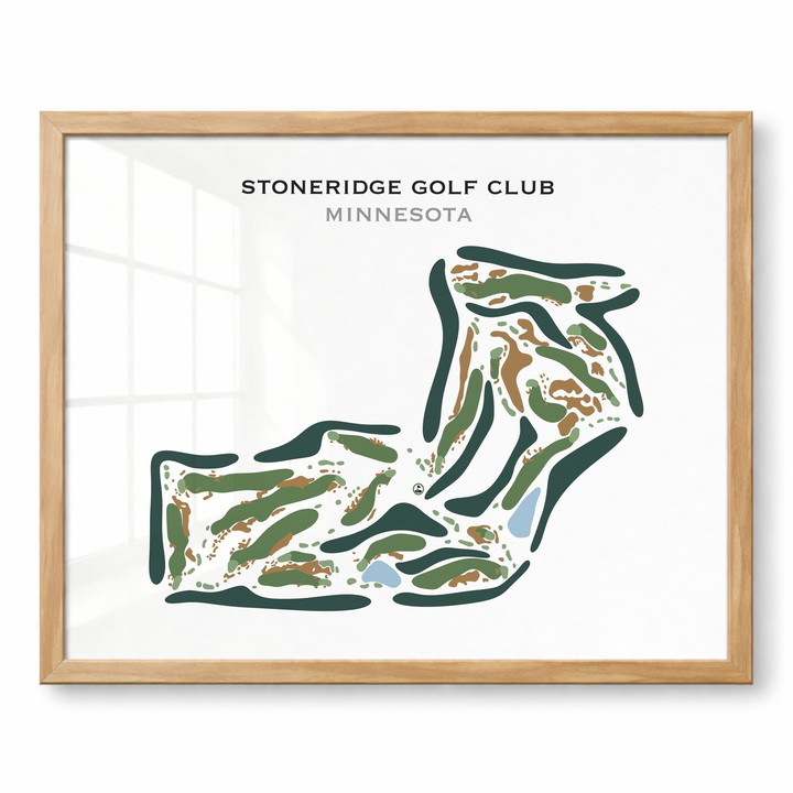 StoneRidge Golf Club, Minnesota - Printed Golf Course