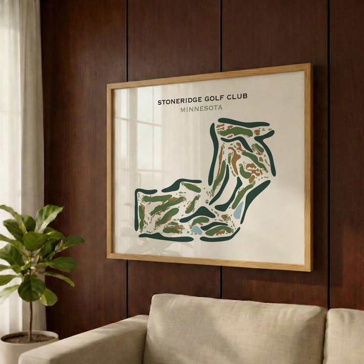 StoneRidge Golf Club, Minnesota - Printed Golf Course
