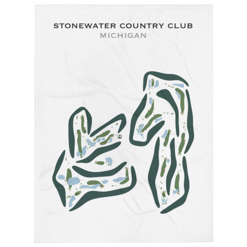 StoneWater Country Club, Michigan - Printed Golf Courses