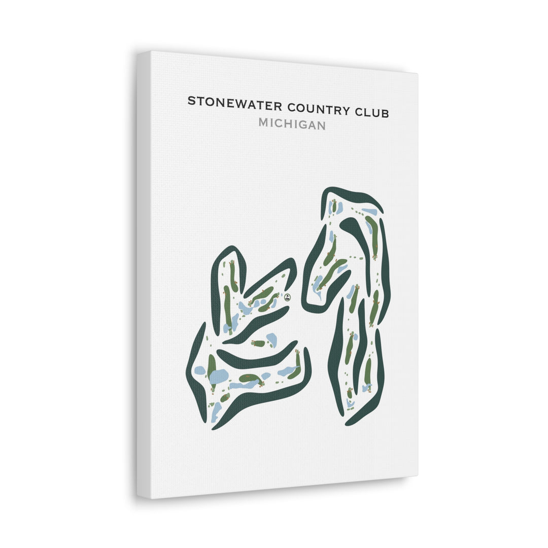 StoneWater Country Club, Michigan - Printed Golf Courses