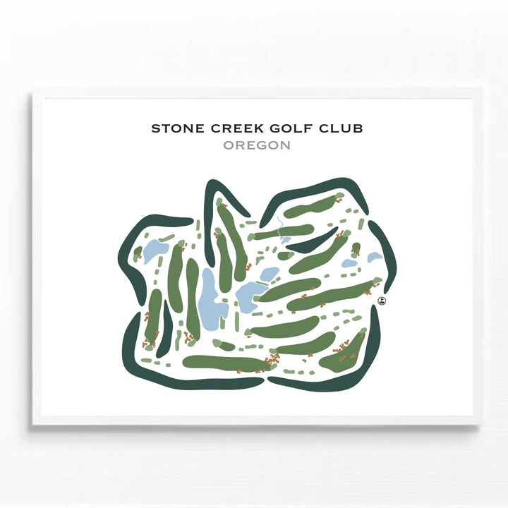 Stone Creek Golf Club, Oregon - Printed Golf Courses