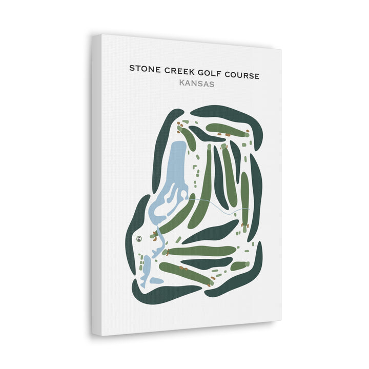 Stone Creek Golf Course, Kansas - Printed Golf Courses