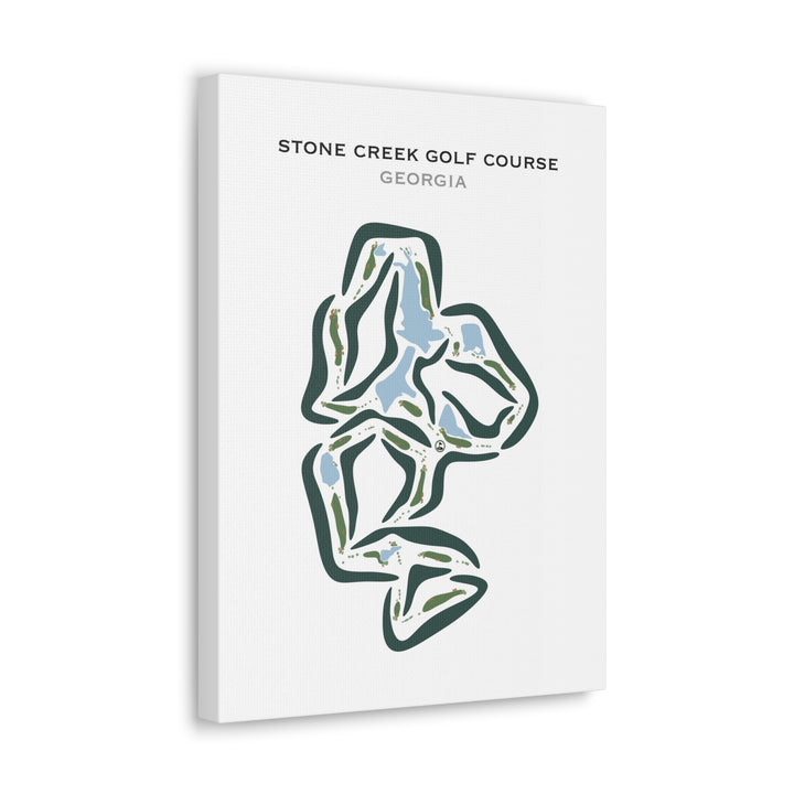 Stone Creek Golf Course, Georgia - Printed Golf Courses