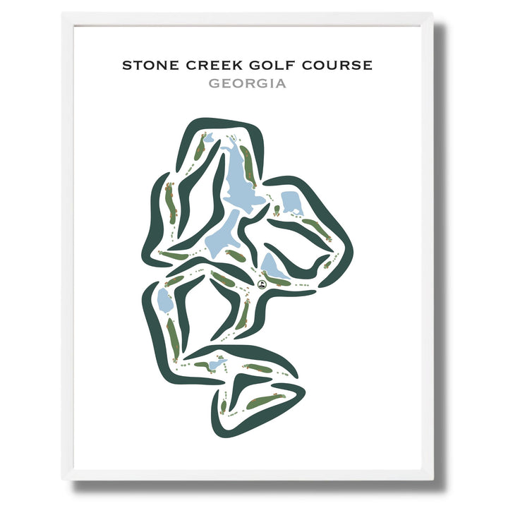 Stone Creek Golf Course, Georgia - Printed Golf Courses