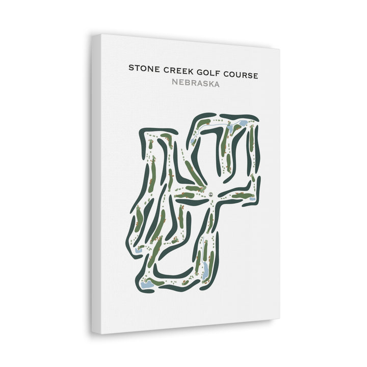 Stone Creek Golf Course, Nebraska - Printed Golf Course