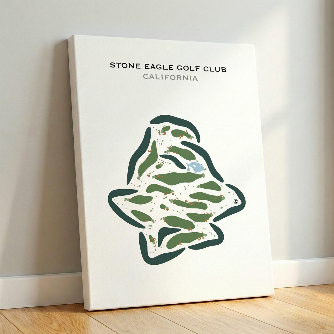 Stone Eagle Golf Club, Palm Desert, California - Printed Golf Courses