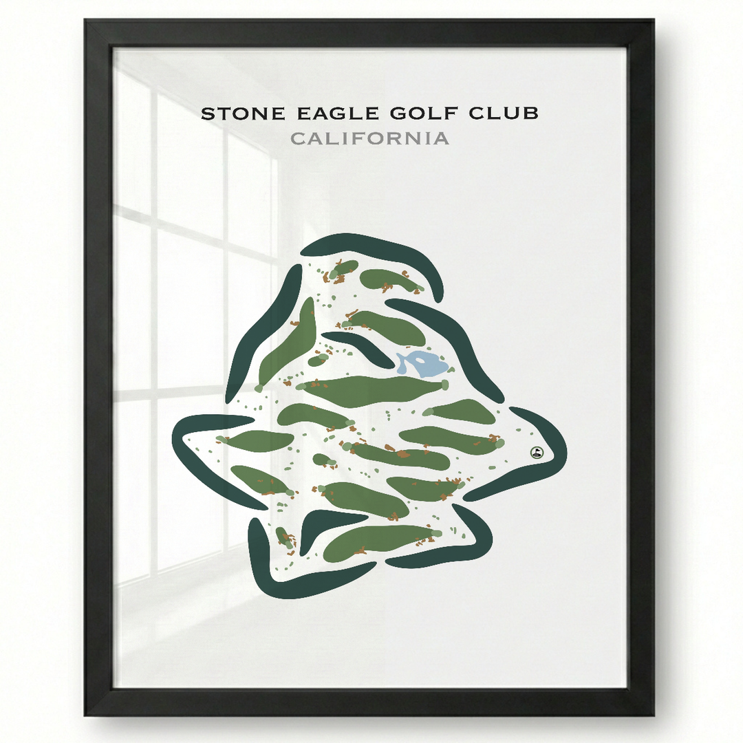 Stone Eagle Golf Club, Palm Desert, California - Printed Golf Courses