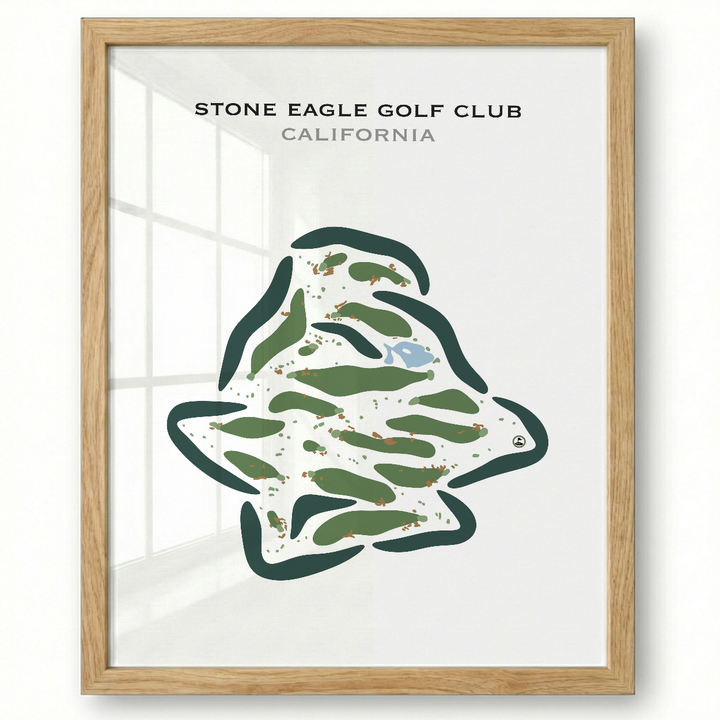 Stone Eagle Golf Club, Palm Desert, California - Printed Golf Courses