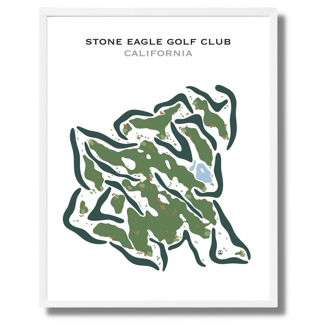 Stone Eagle Golf Club, Palm Desert, California  - Printed Golf Courses