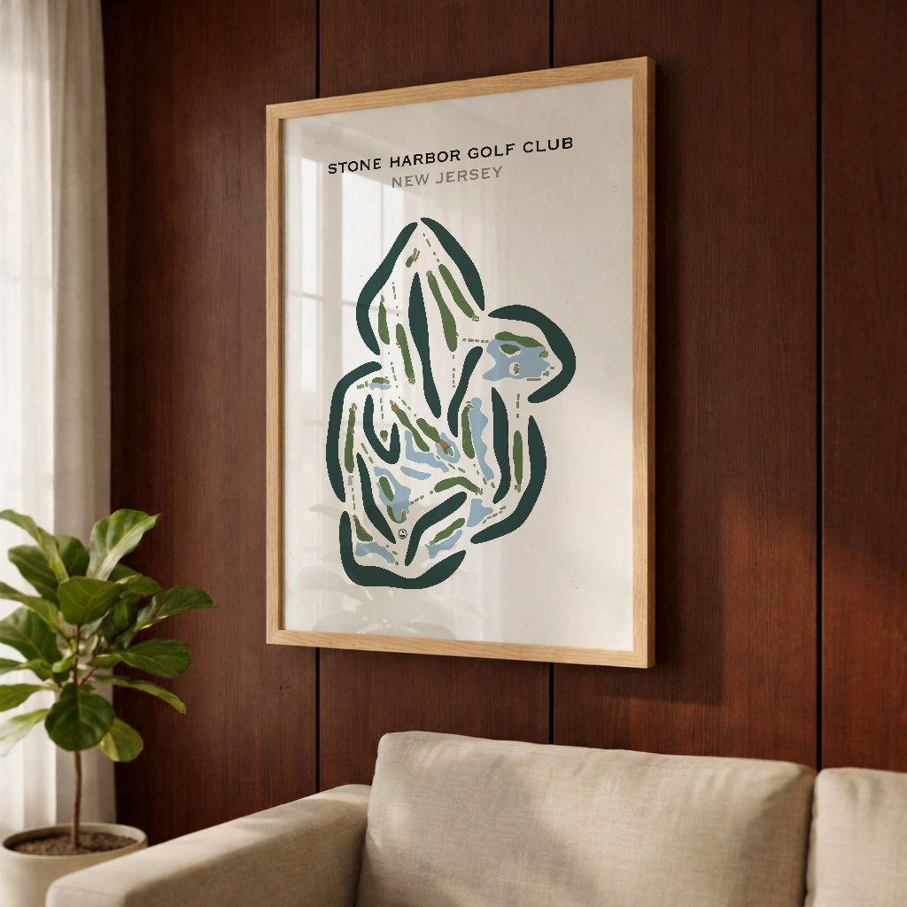 Stone Harbor Golf Club, New Jersey - Printed Golf Courses