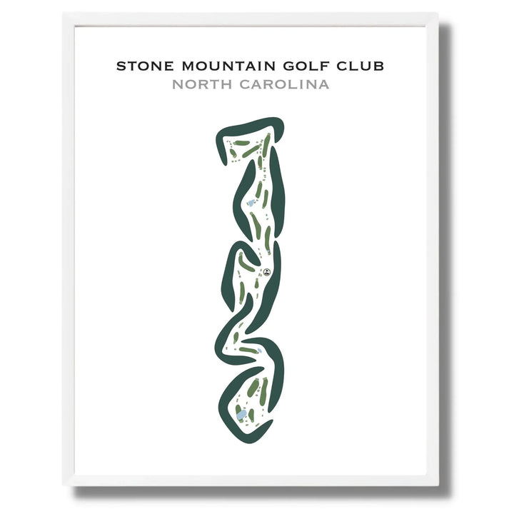 Stone Mountain Golf Club, North Carolina - Printed Golf Courses