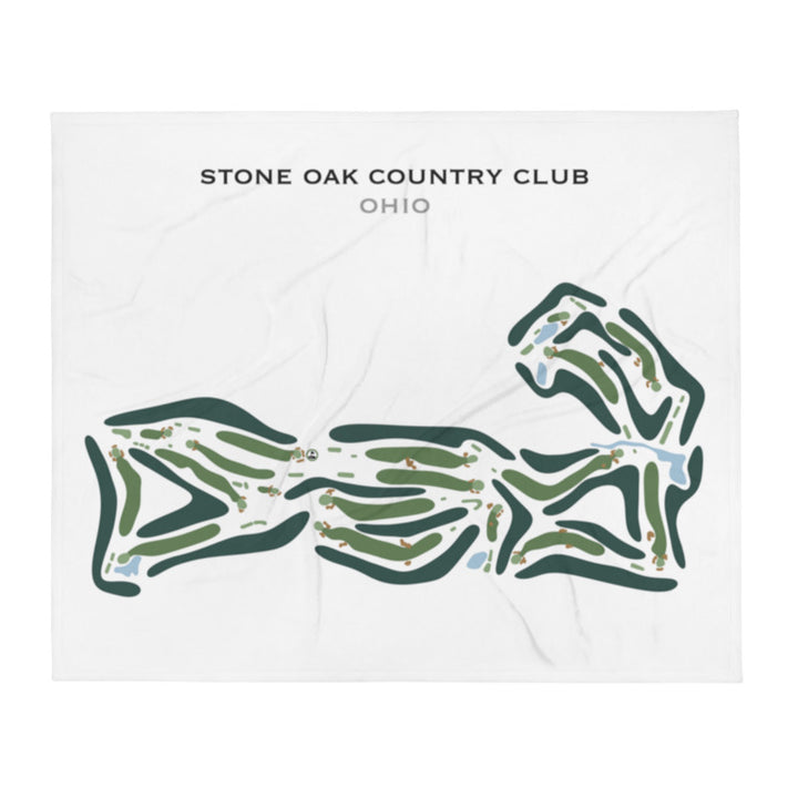 Stone Oak Country Club, Ohio - Printed Golf Course